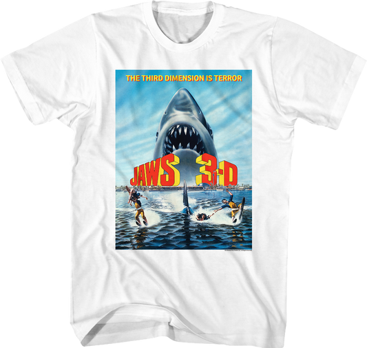 Movie Poster Jaws 3-D T-Shirt