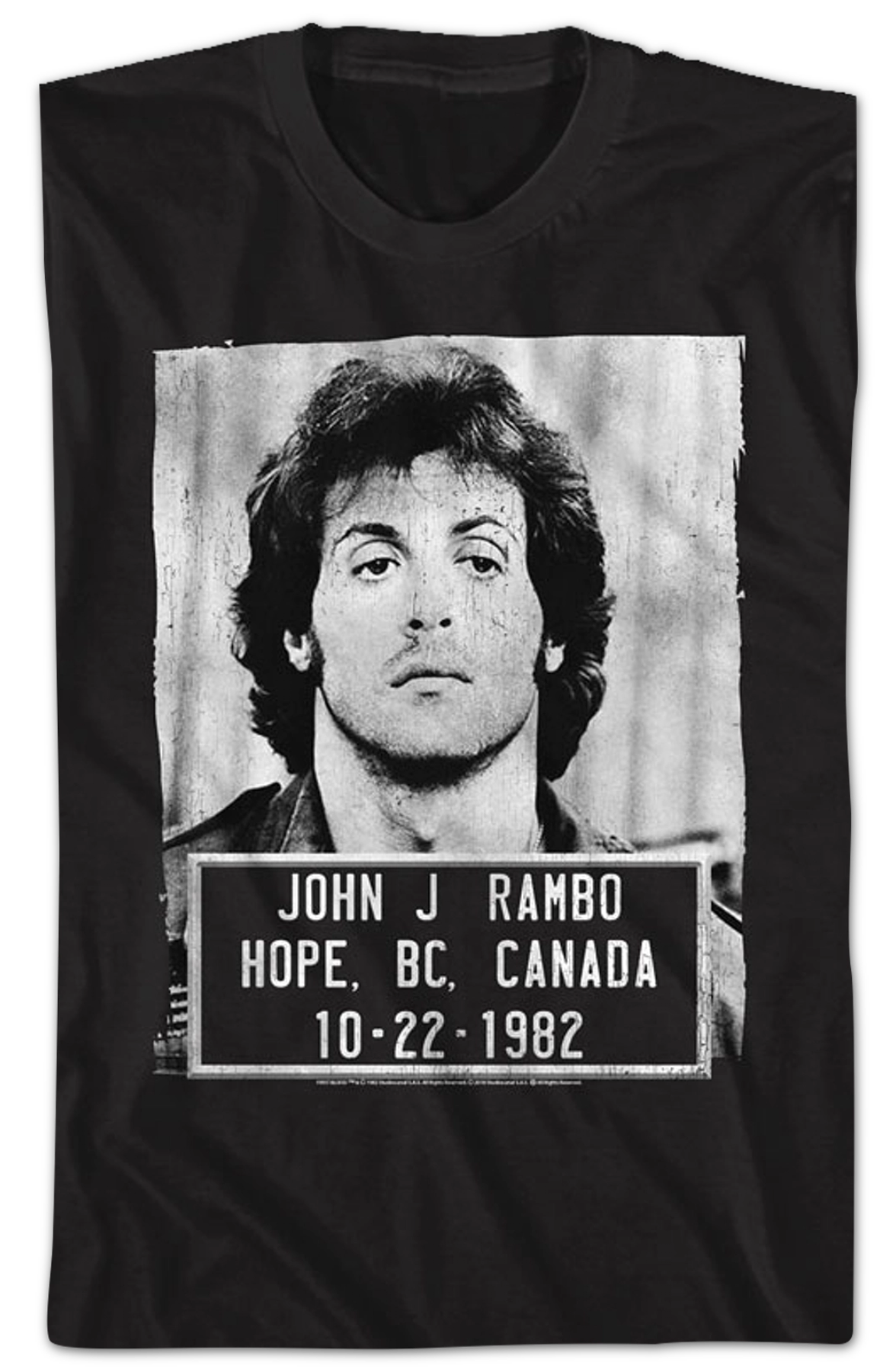Mug Shot John Rambo T-Shirt