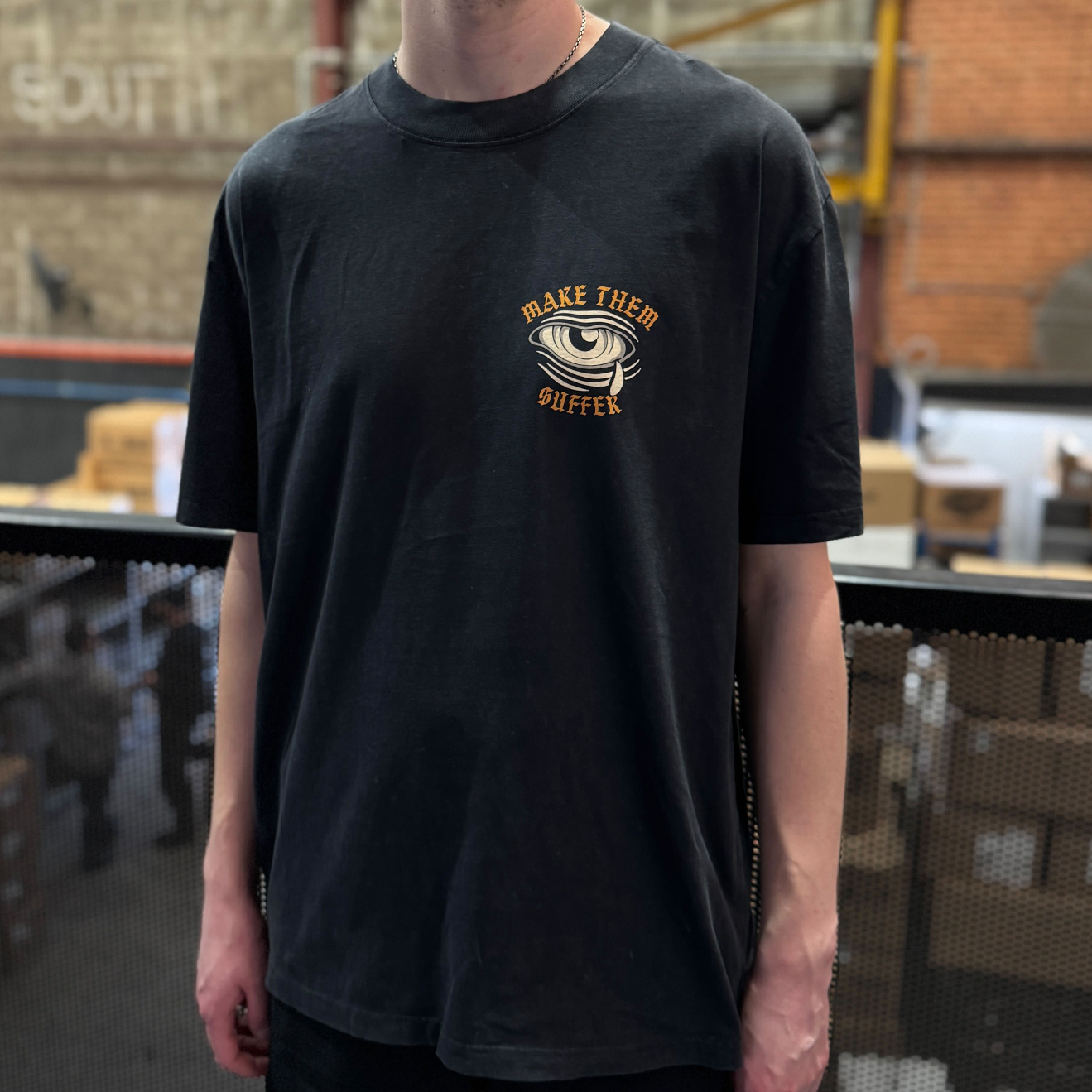"No Hard Feelings" Stonewash T-Shirt