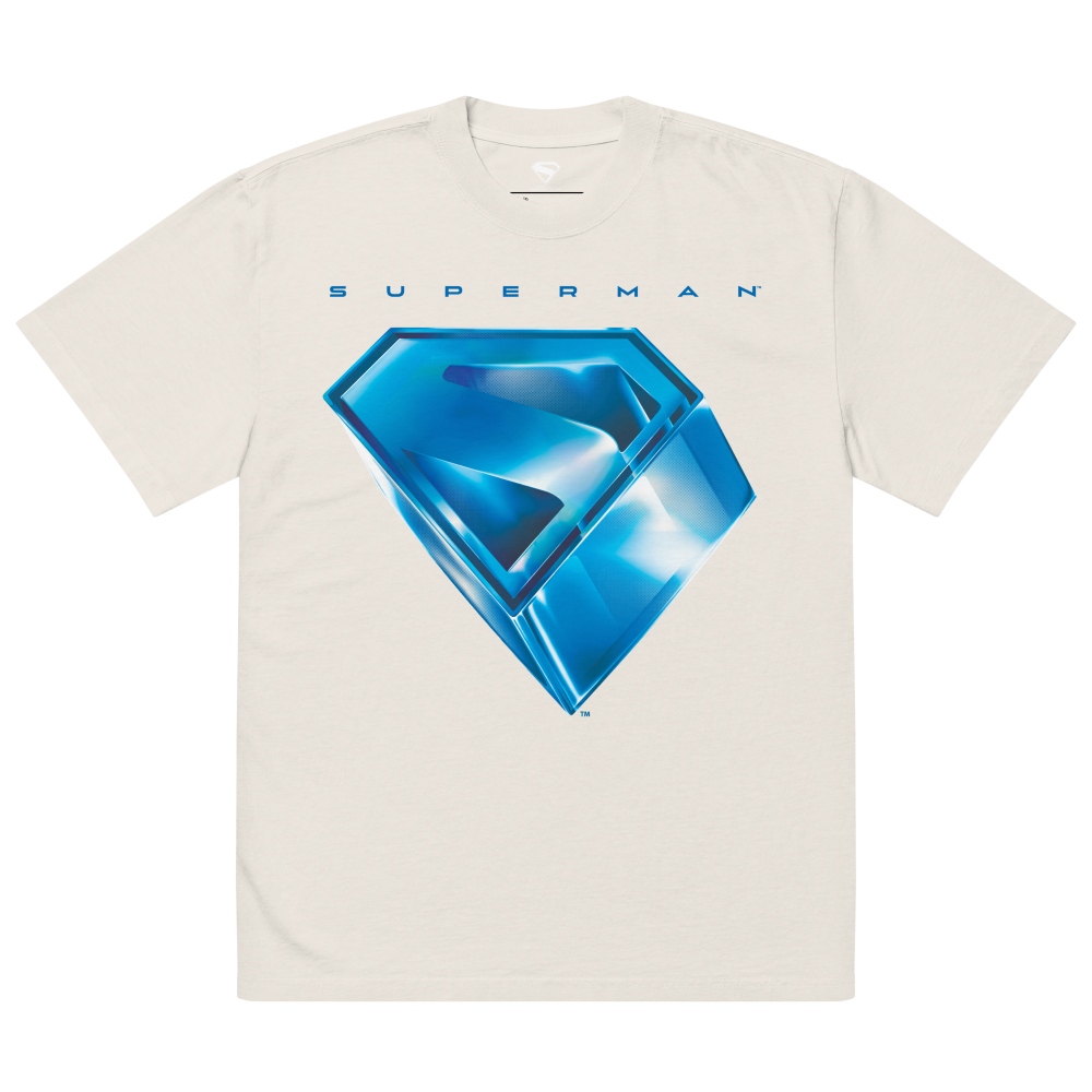 Superman 2025 Oversized T-Shirt - Stylized S-Shield