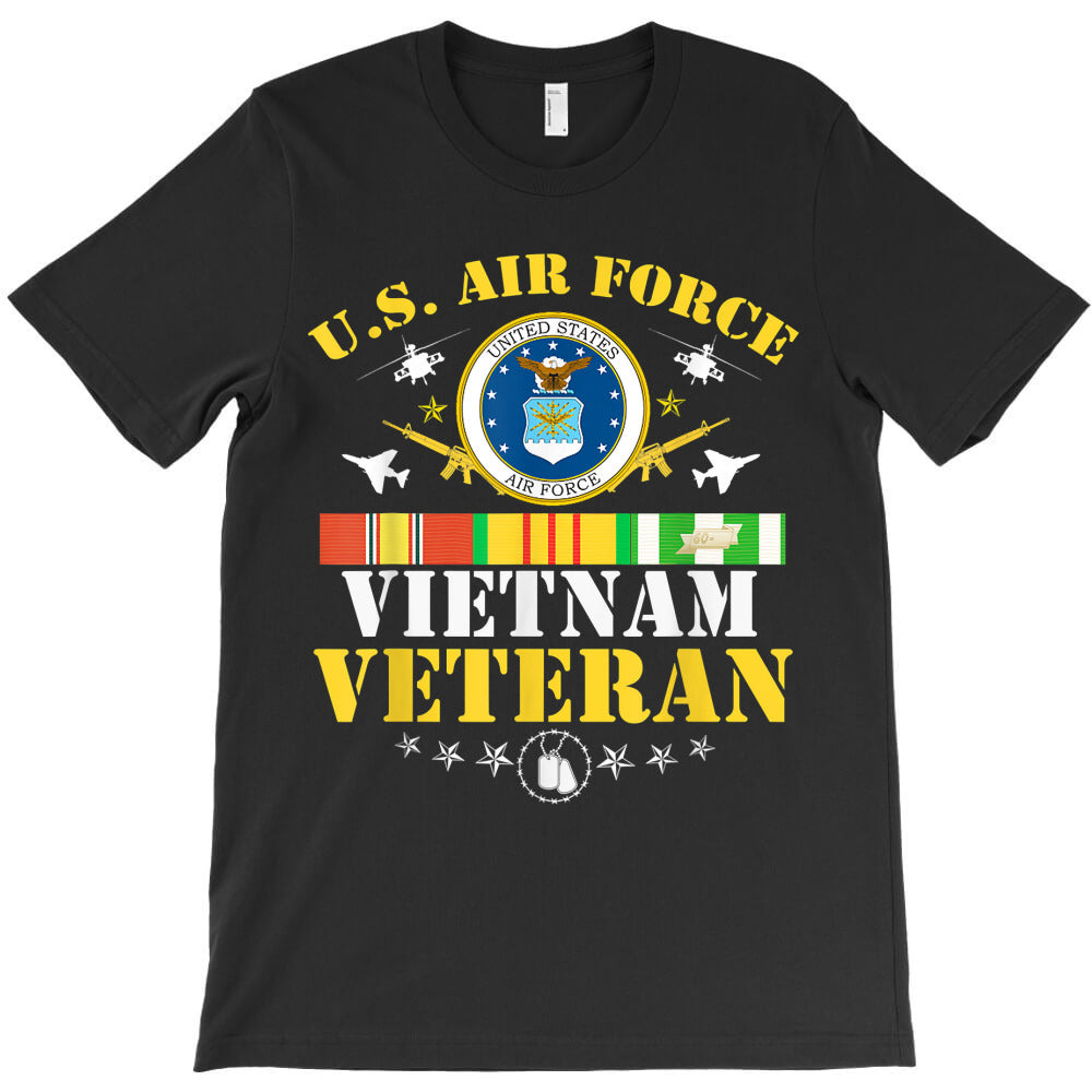 US Air Force Vietnam Veteran USA Flag Vietnam Vet Flag T-Shirts, Hoodie, Sweatshirt