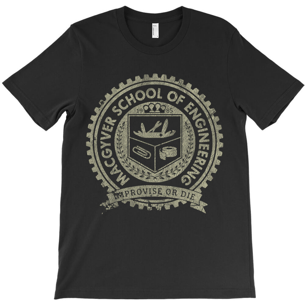 Vintage Macgyver School Engineering T-Shirts, Hoodie, Sweatshirt