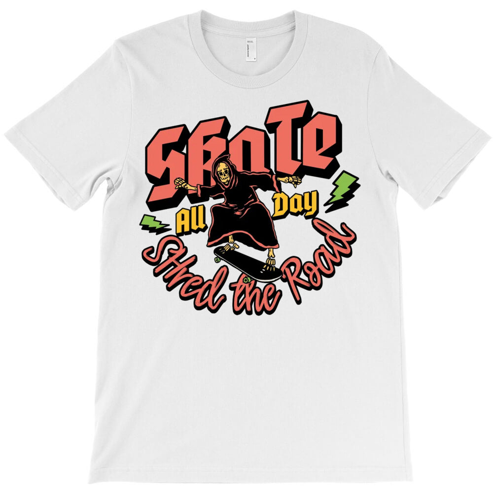 Skate All Day T-Shirt Hoodie, Sweatshirt | VibeTeeNation.com
