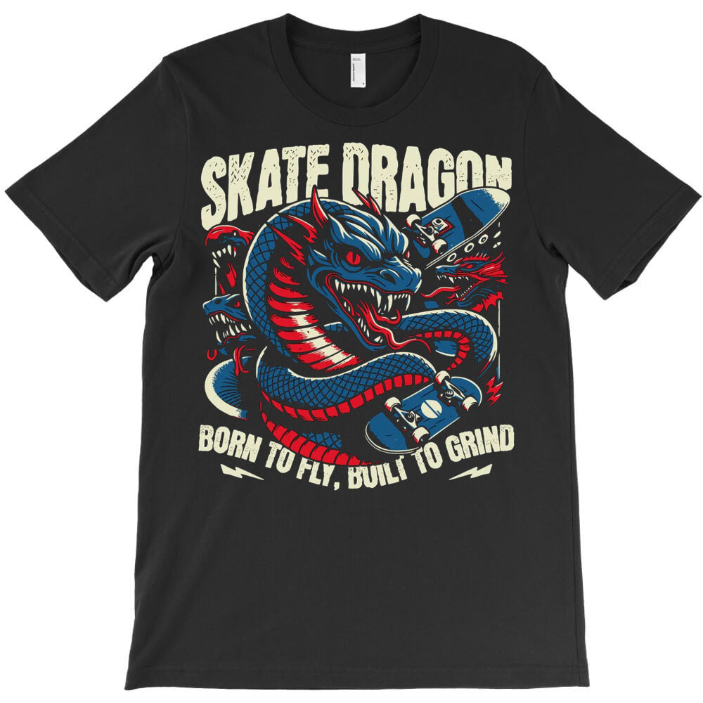 Skate Dragon T-Shirt Hoodie, Sweatshirt | VibeTeeNation.com