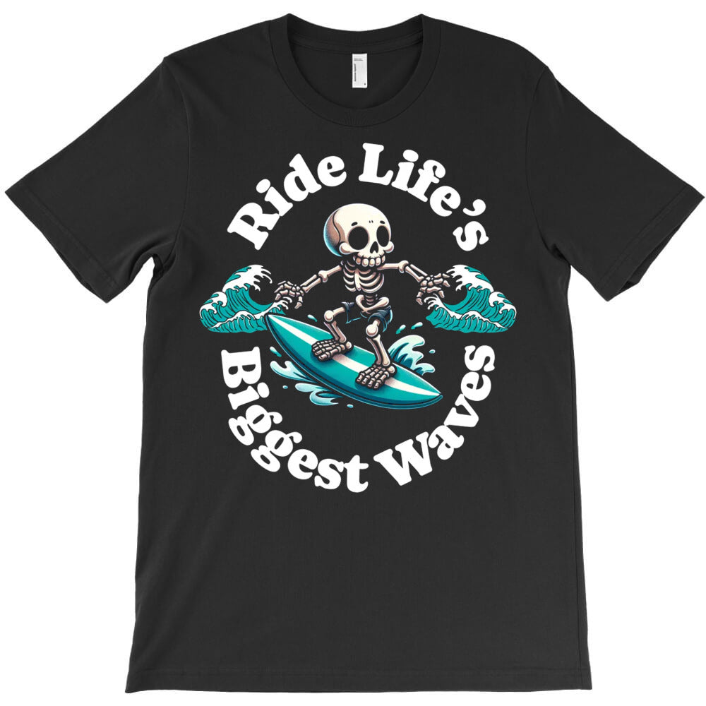 Surfing Skull T-Shirt Hoodie, Sweatshirt | VibeTeeNation.com