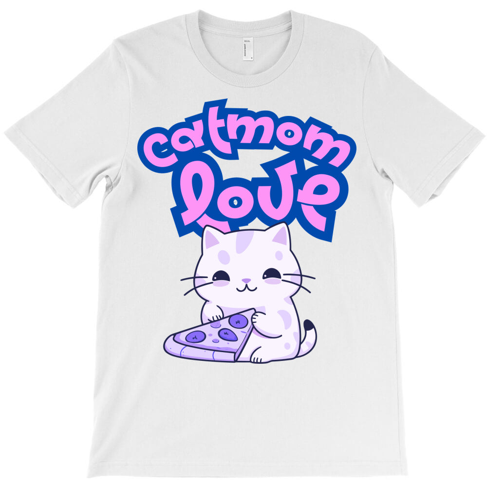 Cat mom pizza lovers T-Shirt Hoodie, Sweatshirt | VibeTeeNation.com