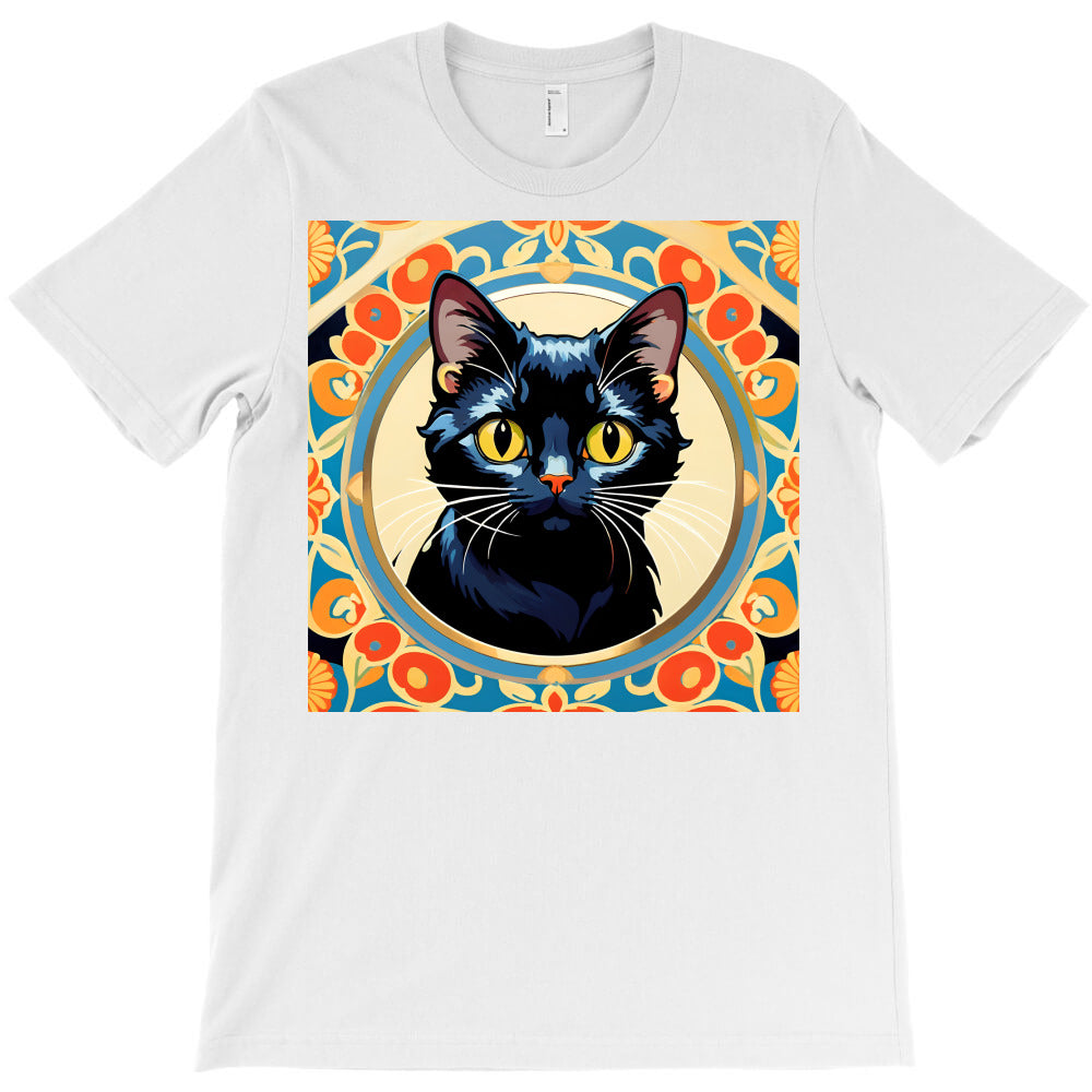 Black cat T-Shirt Hoodie, Sweatshirt | VibeTeeNation.com