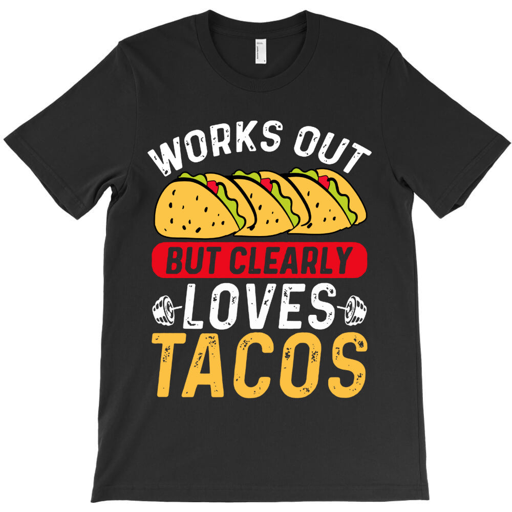 tacos work out gym gift classic T-Shirt Hoodie, Sweatshirt | VibeTeeNation.com