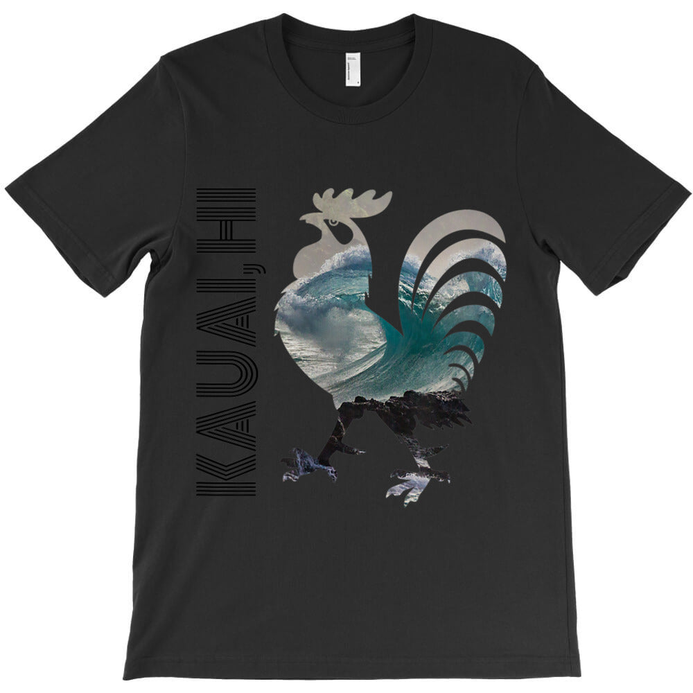 Kauai Chicken Rooster Hawaii Surf Wave T-Shirts, Hoodie, Sweatshirt