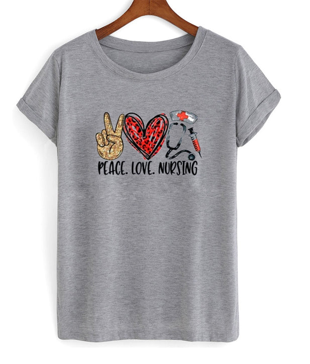peace love nursing t-shirt Hoodie, Sweatshirt | VibeTeeNation.com
