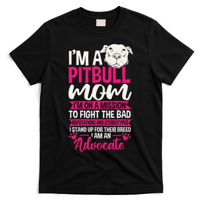Pitbull Mom Pit Bull Terrier Mommy Pibble Mother's Day T-Shirt Hoodie, Sweatshirt | VibeTeeNation.com