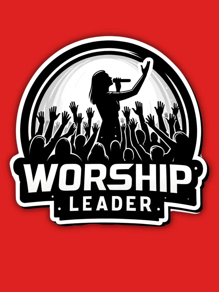 Worship Leader Sticker Classic T-Shirt Hoodie, Sweatshirt | VibeTeeNation.com (Image 3)