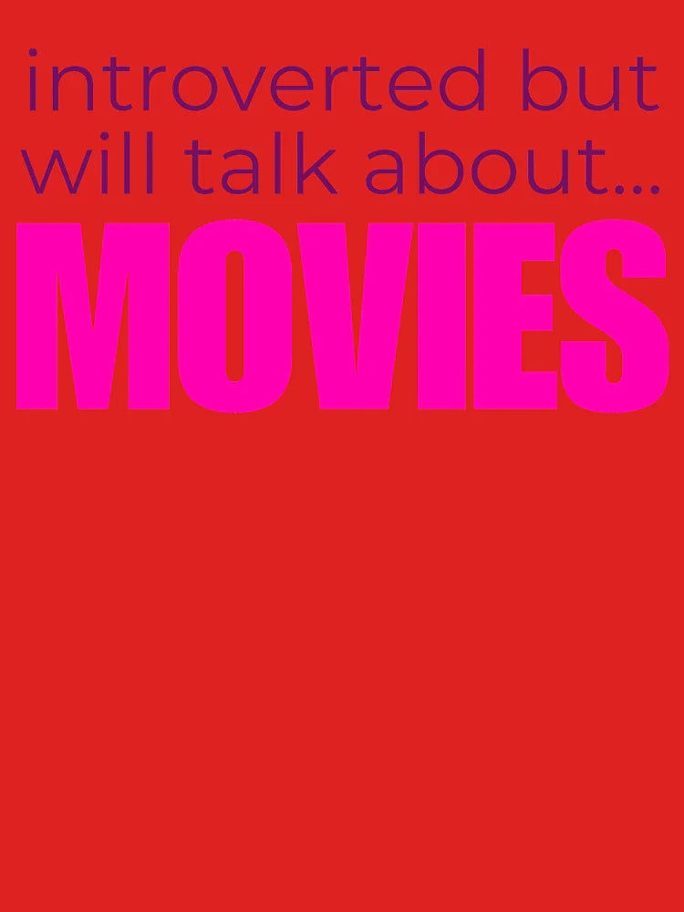 Introverted But Will Talk About Movies Classic T-Shirt Hoodie, Sweatshirt | VibeTeeNation.com (Image 3)