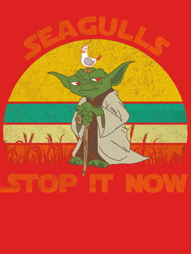 young vintage seagulls stop it now gift for fans Classic T-Shirt Hoodie, Sweatshirt | VibeTeeNation.com (Image 3)