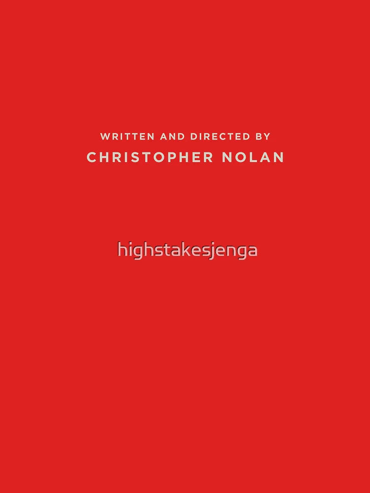 Written and Directed by Christopher Nolan Classic T-Shirt Hoodie, Sweatshirt | VibeTeeNation.com (Image 3)