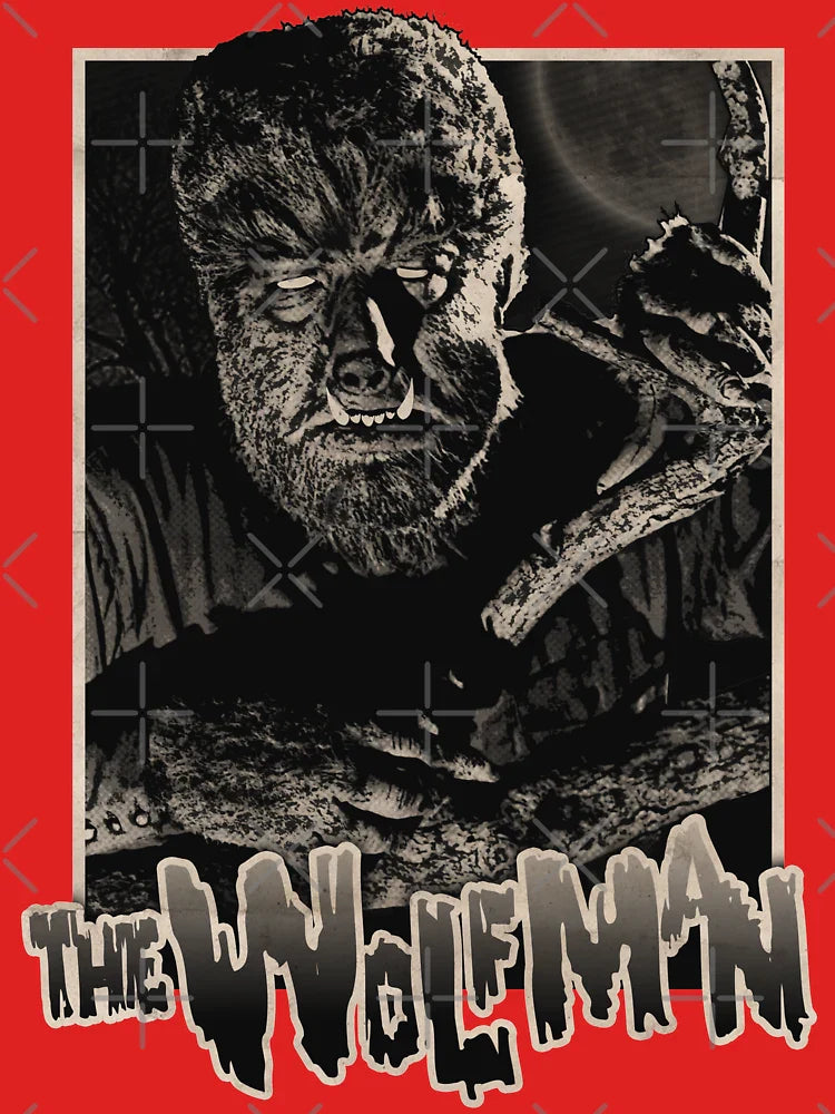 The Wolfman, wolfman, wolf man, werewolf Classic T-Shirt Hoodie, Sweatshirt | VibeTeeNation.com (Image 3)