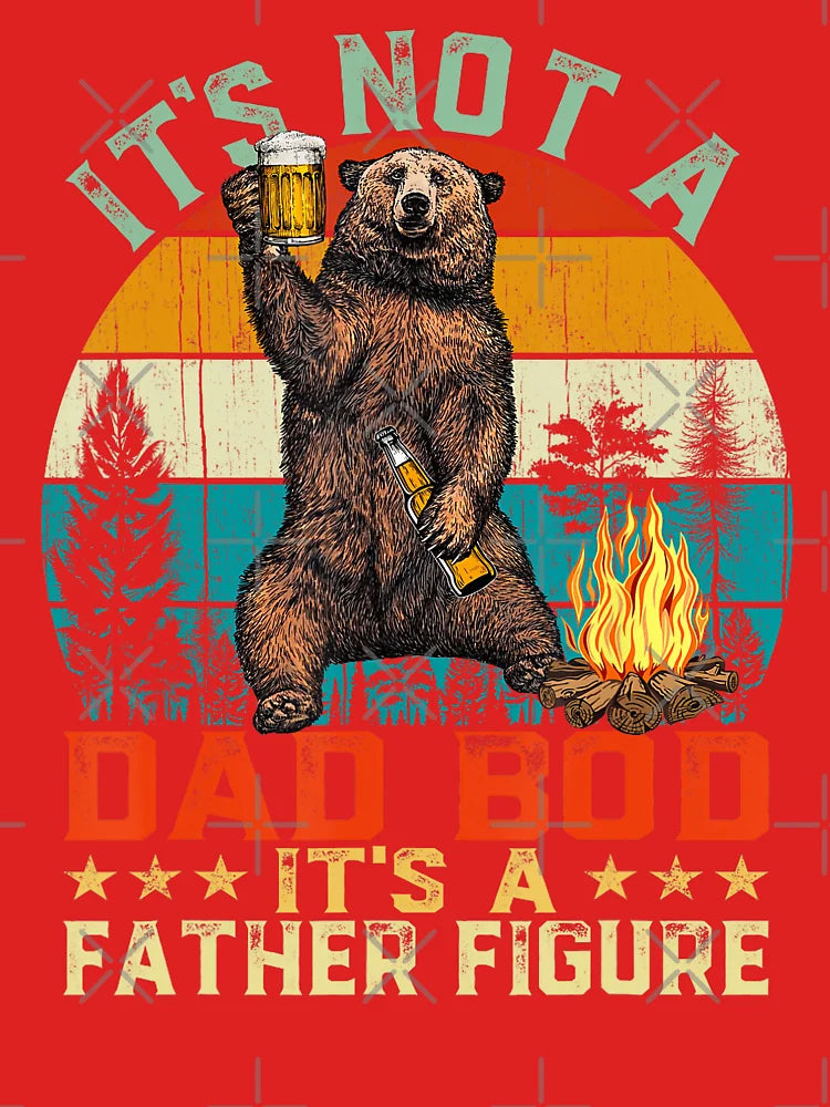 Its Not A Dad Bod Its A Father Figure Bob Classic T-Shirt Hoodie, Sweatshirt | VibeTeeNation.com (Image 3)