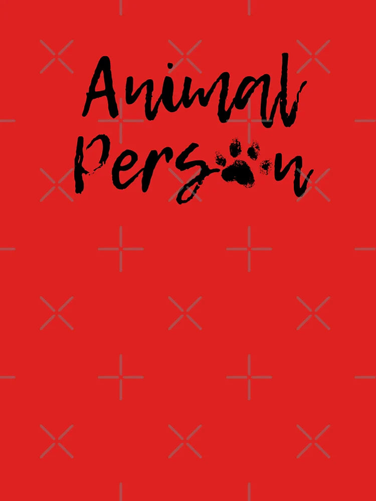 "Animal Person" Pawprint (Black) Classic T-Shirt Hoodie, Sweatshirt | VibeTeeNation.com (Image 3)