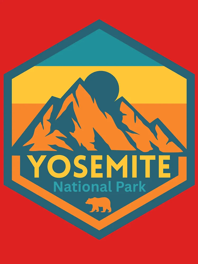 Yosemite National State Park Classic T-shirt Sticker Classic T-Shirt Hoodie, Sweatshirt | VibeTeeNation.com (Image 3)