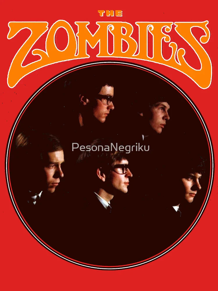 The Zombies Classic English Rock Band sixties logo Classic T-Shirt Hoodie, Sweatshirt | VibeTeeNation.com (Image 3)