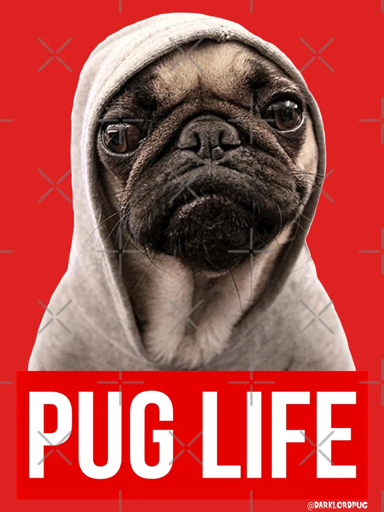 Original Pug Life Pug Classic T-Shirt Hoodie, Sweatshirt | VibeTeeNation.com (Image 3)