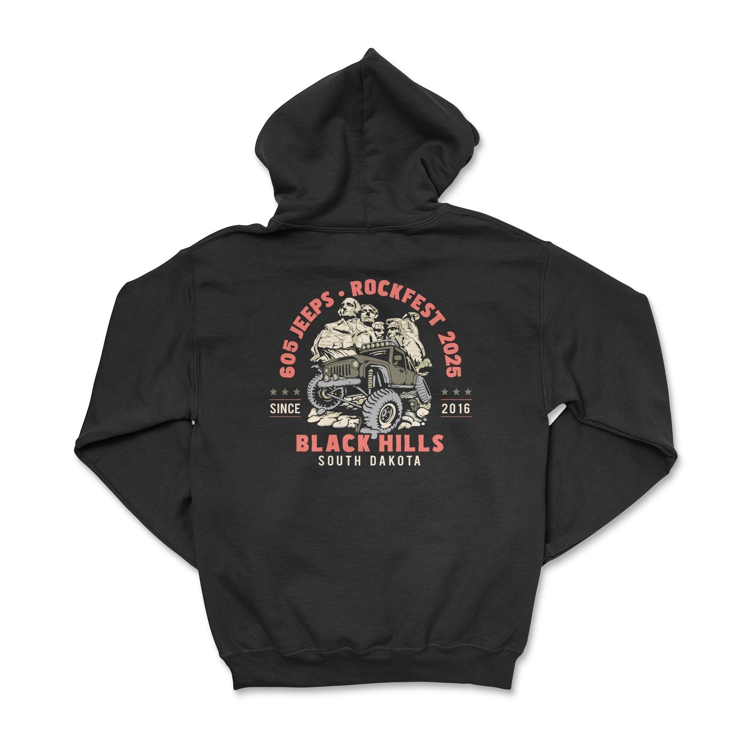 Rockfest 2025 "605 Jeeps Club" Event Hoodie