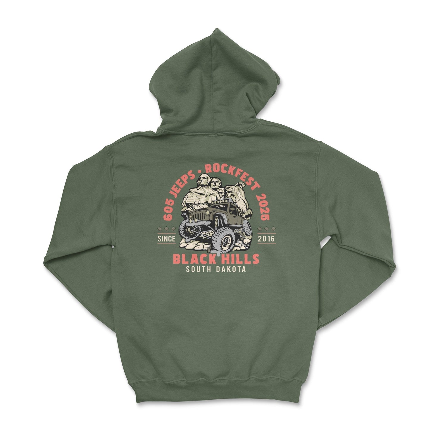 Rockfest 2025 "605 Jeeps Club" Event Hoodie