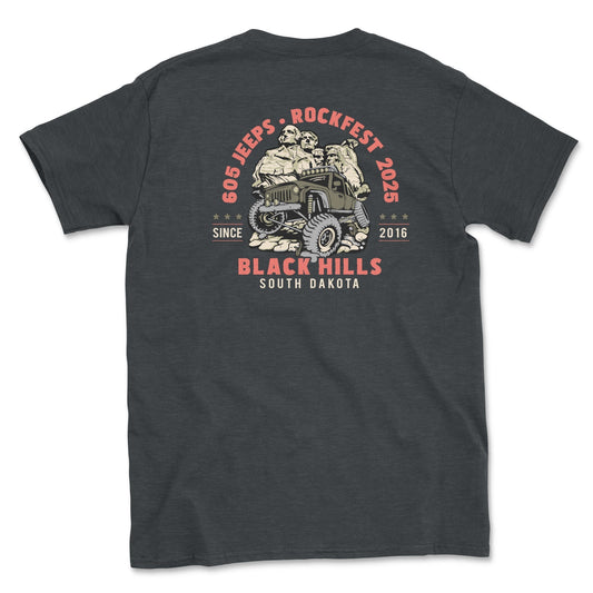 Rockfest 2025 "605 Jeeps Club" Event Tee