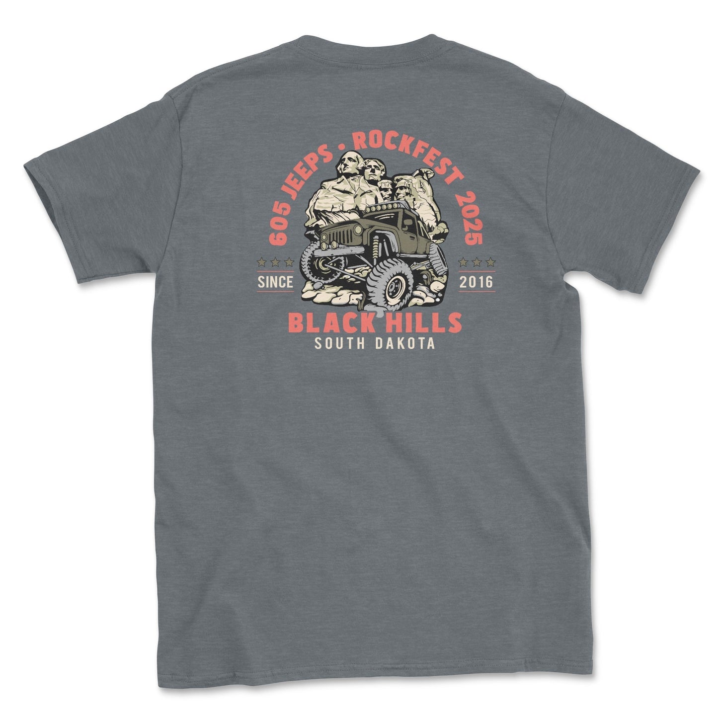 Rockfest 2025 "605 Jeeps Club" Event Tee