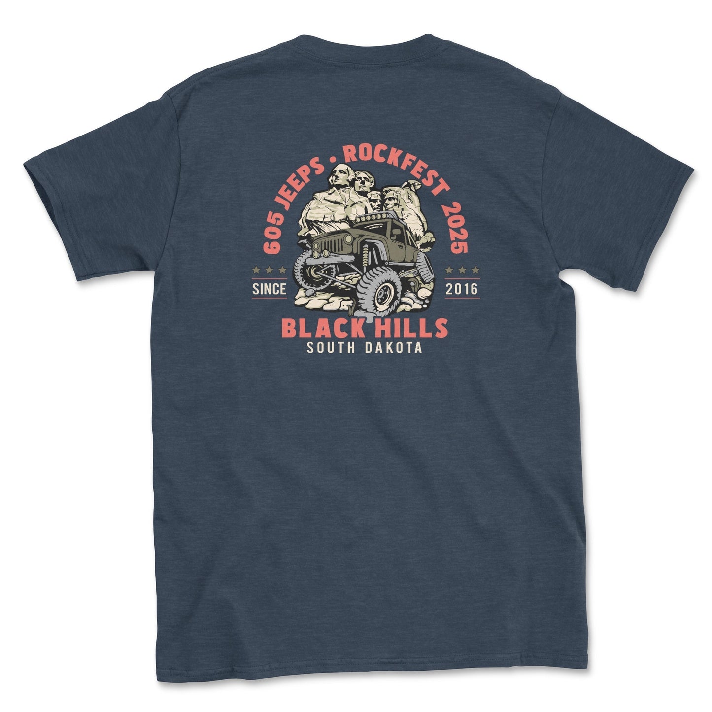 Rockfest 2025 "605 Jeeps Club" Event Tee