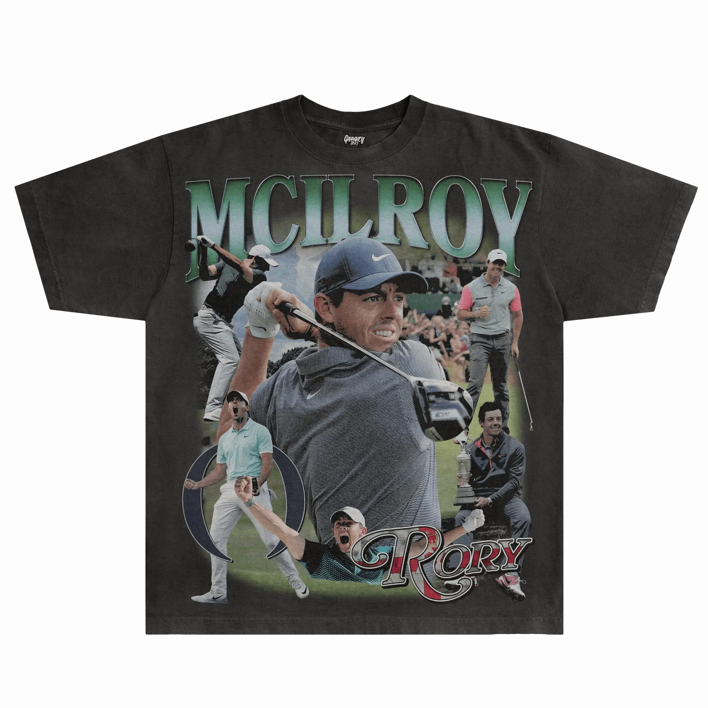 Rory McIlroy Champion Golfer Tee Style001