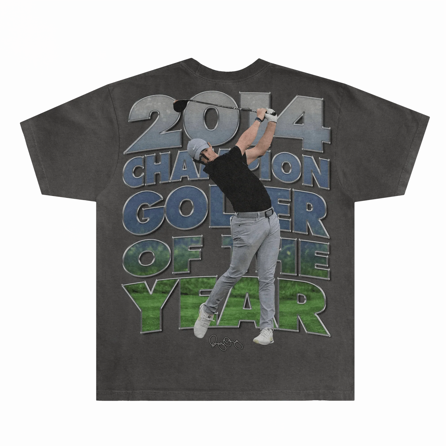 Rory McIlroy Champion Golfer Tee Style002