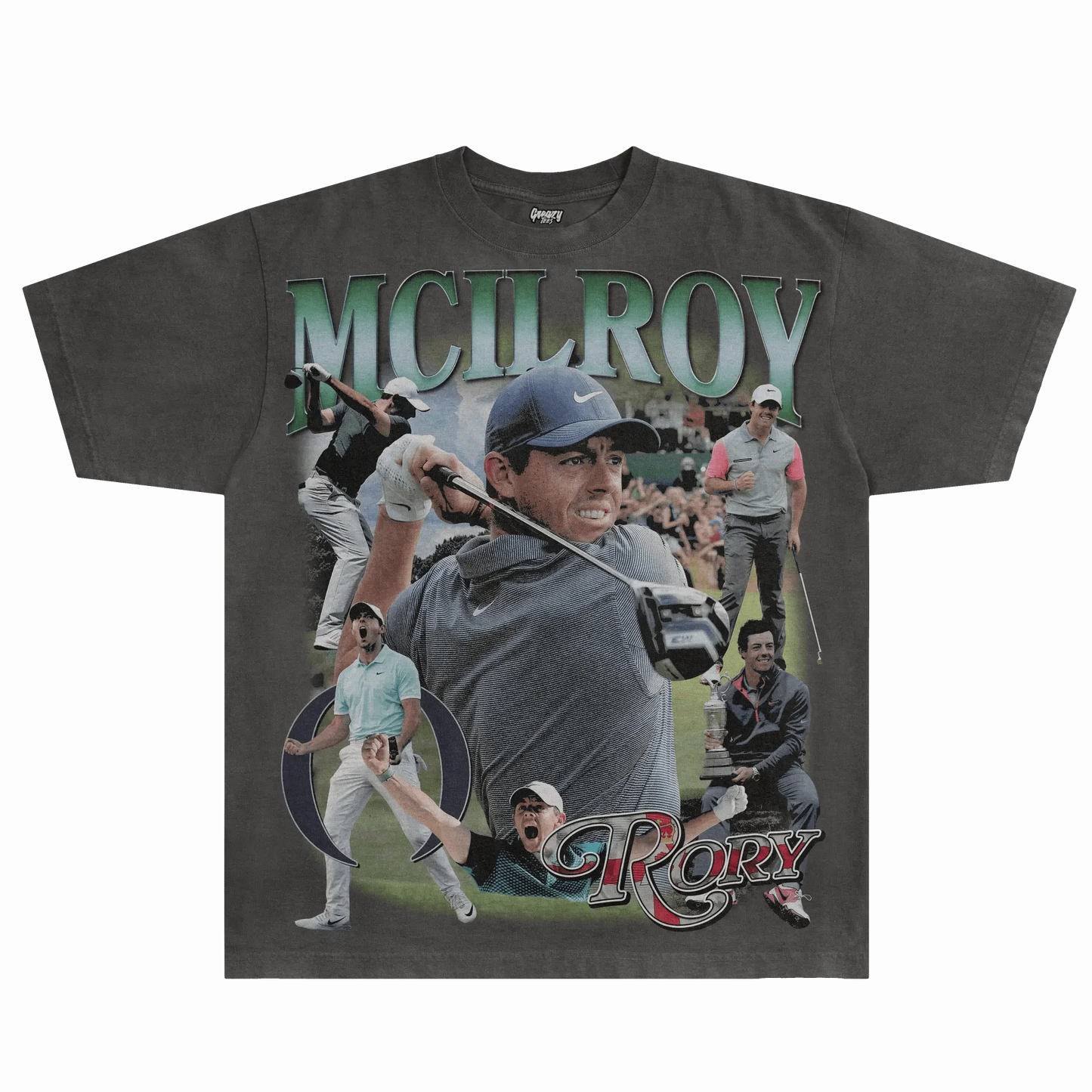 Rory McIlroy Champion Golfer Tee Style002