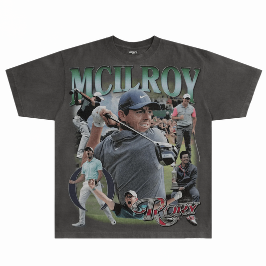 Rory McIlroy Champion Golfer Tee Style002