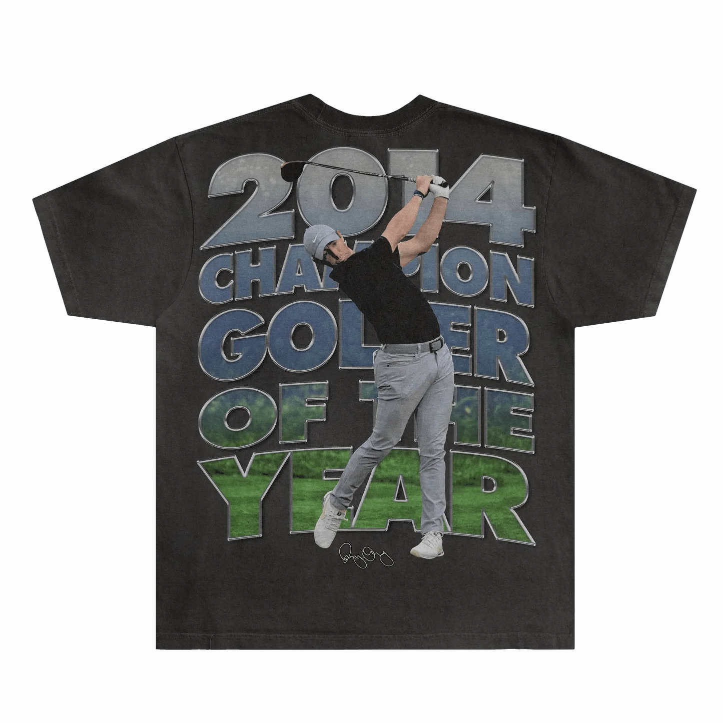 Rory McIlroy Champion Golfer Tee Style001