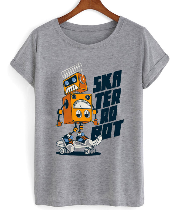 skater robot t-shirt Hoodie, Sweatshirt | VibeTeeNation.com