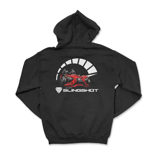 Slingshot Black Zip-Up Hoodie