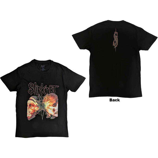 2 Faces T Shirt Black