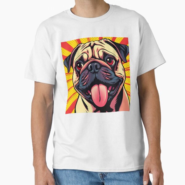 Pug Classic T-Shirt Hoodie, Sweatshirt | VibeTeeNation.com (Image 2)