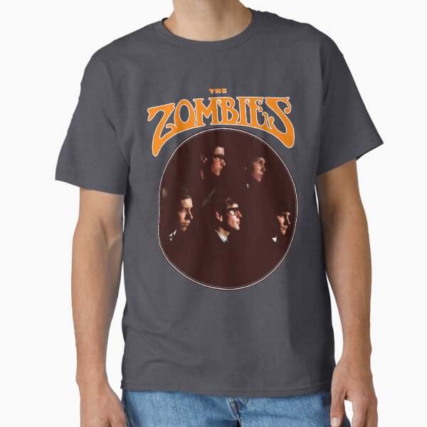 The Zombies Classic English Rock Band sixties logo Classic T-Shirt Hoodie, Sweatshirt | VibeTeeNation.com (Image 2)
