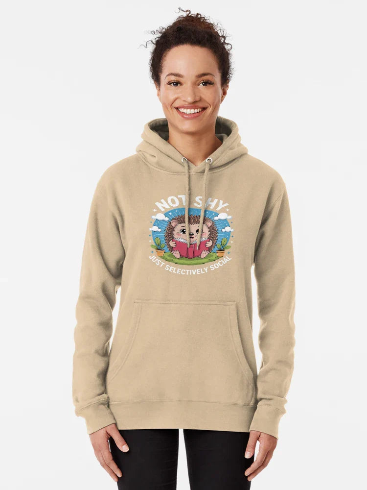 Anti Social Anxiety Selectiv Mental Health Aware Introvert Classic T-Shirt Hoodie, Sweatshirt | VibeTeeNation.com (Image 5)