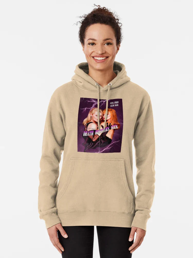 "Death Becomes Her" Vintage Movie Poster Classic T-Shirt Hoodie, Sweatshirt | VibeTeeNation.com (Image 5)