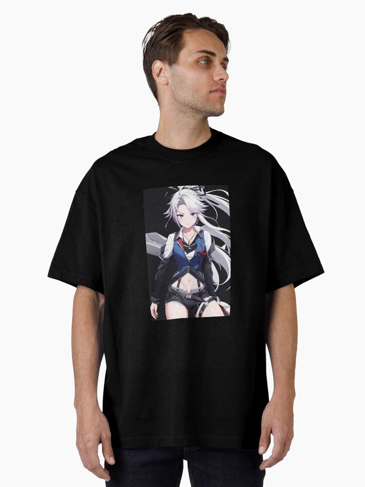 Tsukumo - VirtuaReal Virtual Youtuber Fanart Oversized T-Shirt Hoodie, Sweatshirt | VibeTeeNation.com (Image 1)