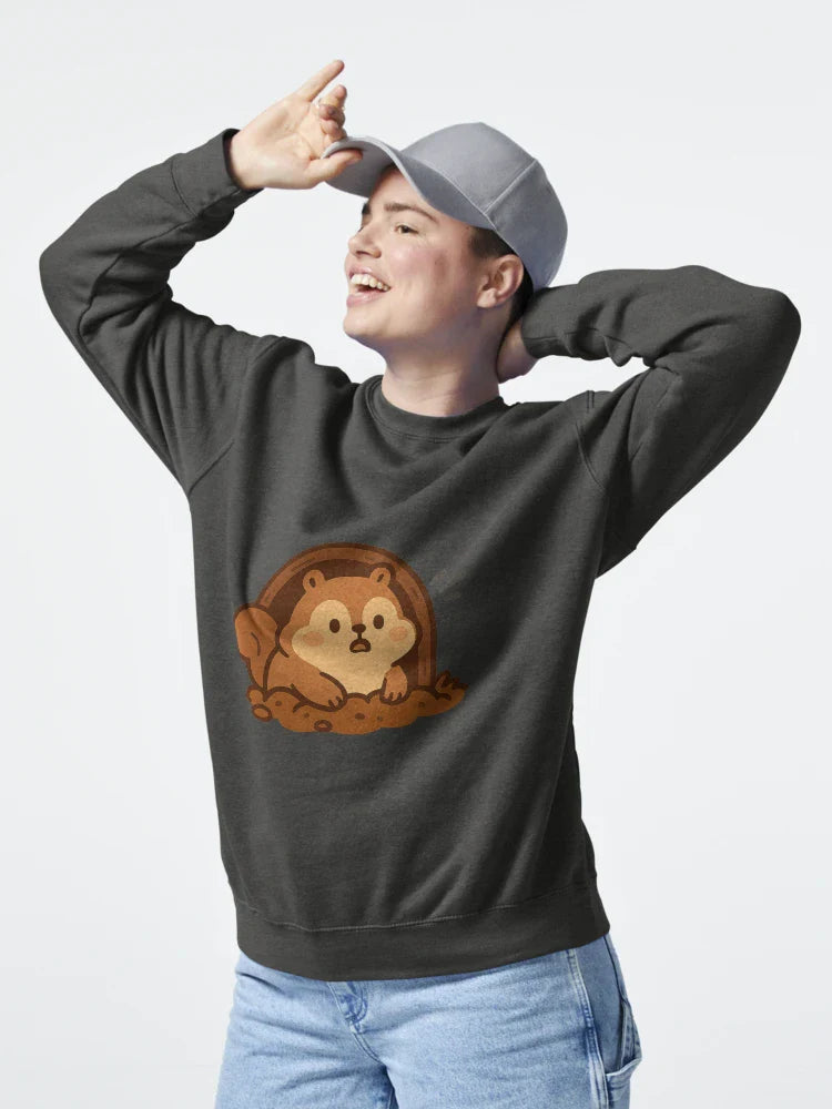 Funny Squirrel Mole Regret Introvert Animal Art Classic T-Shirt Hoodie, Sweatshirt | VibeTeeNation.com (Image 4)