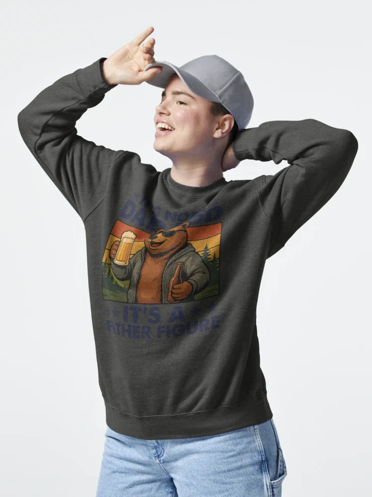 Its Not A Dad Bod Its A Father Figure Bear And Beer Classic T-Shirt Hoodie, Sweatshirt | VibeTeeNation.com (Image 4)