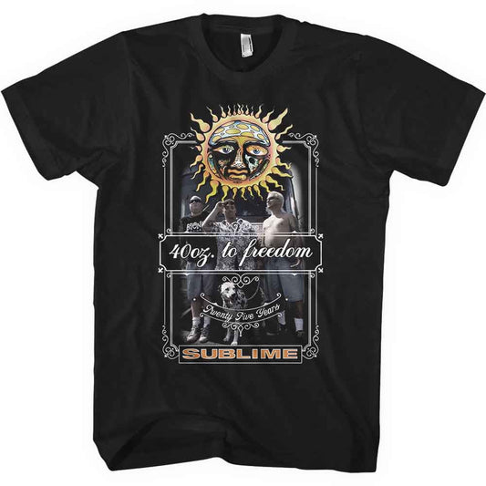 25 Years T Shirt Black