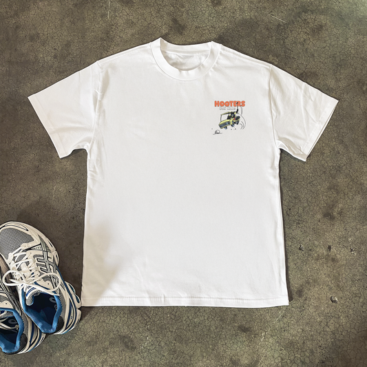 90s 'HOOTERS GOLF CLUB' HEAVY WHITE T-SHIRT