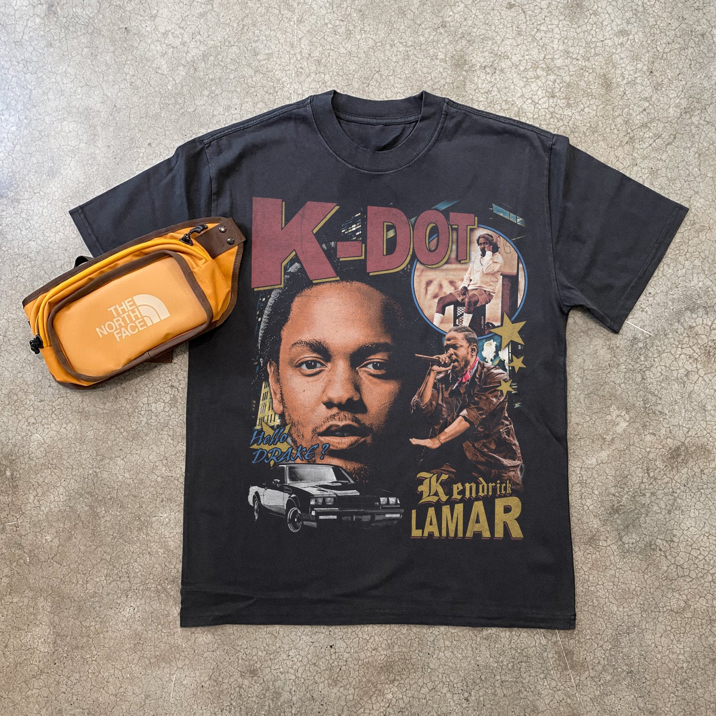 90s K-DOT 'PRIDE' HEAVYWEIGHT BLACK T-SHIRT