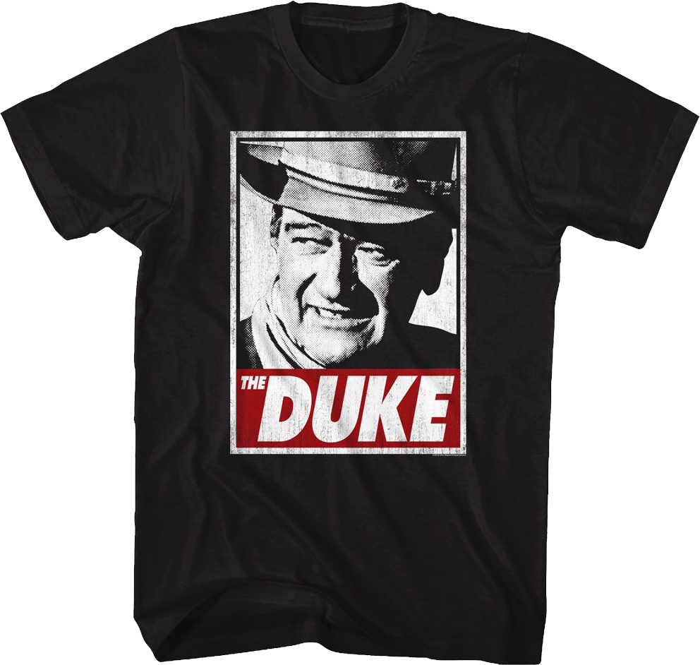 The Duke Poster John Wayne T-Shirt