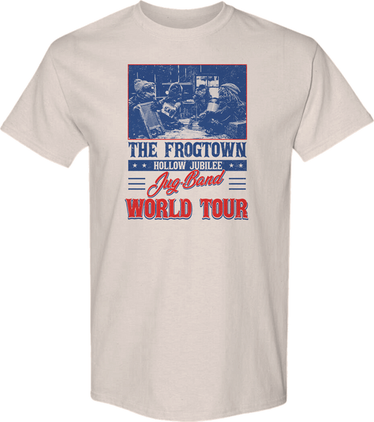 The Frogtown Hollow Jubilee Jug-Band World Tour Emmet Otter T-Shirt
